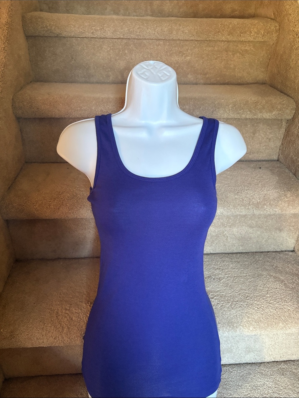 NWOT Massimo Women’s Purple Scoop Neck Tank Top in XS
